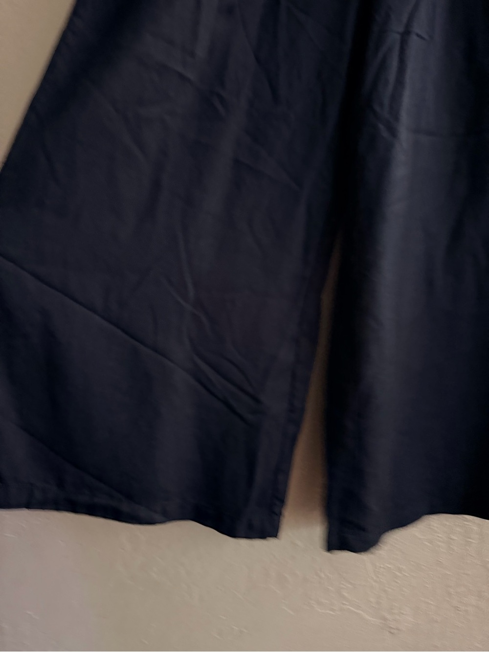 Love Tree Black Drawstring Wide leg Pants - Picture 2 of 5